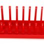 26pcs 1/4 Inch Drive Slot Socket Rack Storage Rail Tray Holder Shelf Organizer