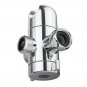 3-Way Shower Diverter Valve Convertor Mount Combo Shower Arm Handheld Fixed