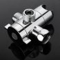 3-Way Shower Diverter Valve Convertor Mount Combo Shower Arm Handheld Fixed