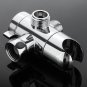 3-Way Shower Diverter Valve Convertor Mount Combo Shower Arm Handheld Fixed