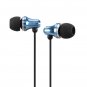 WOPOW EM603 Full Metal Wired Control In-ear Stereo Headphone Earphone With Mic