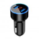 Dual USB Car Charger Adapter 3.1A Digital LED Voltage/Current Display Auto