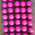 6 Pink Cricket Ball - Leather Entirely Hand Stitched, 5.5oz For 25 Overs  156 GRAMS