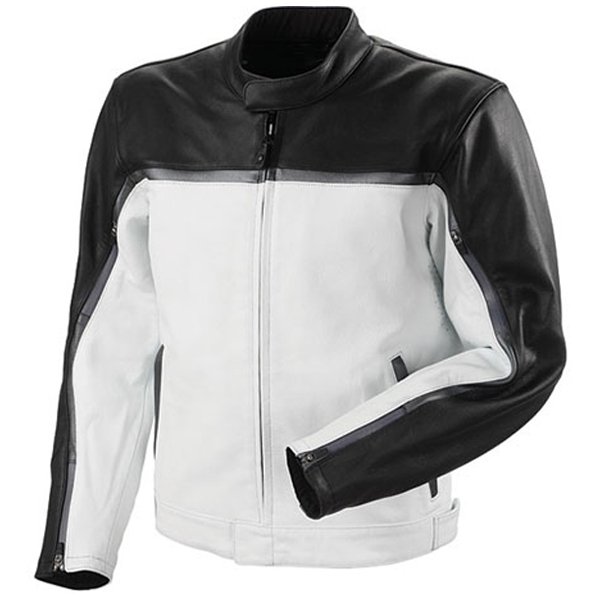 Motor cycle Men Riding Black and White Textile Racing Protective Waterproof Leather Jackets