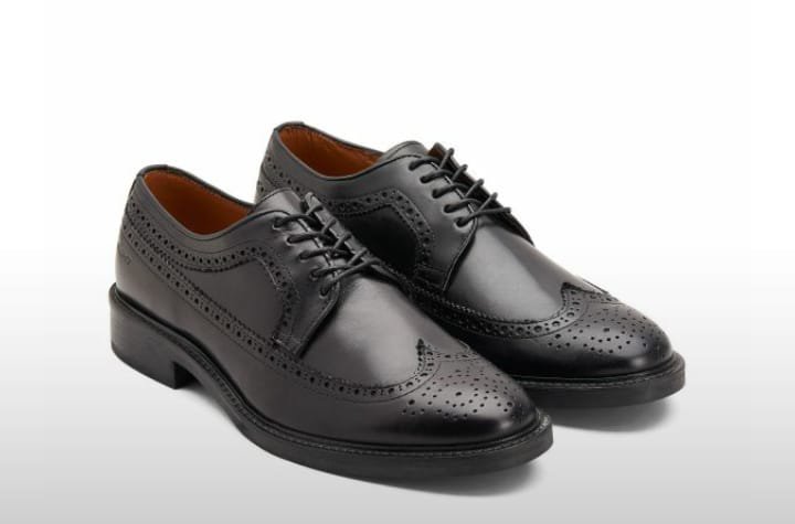 Scottish Ghillie Kilt Leather Brogues Real Leather Shoes