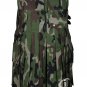 New Professional  Scottish  US Army Camo Men Utility Kilt Adult