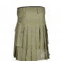 Scottish Active khaki Modern Cotton made Men Fashion utility Kilt