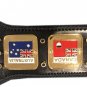 NWA Doomed Title World Heavyweight Championship 4mm Wrestling Belt With Leather Strap