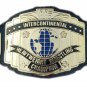 WWE WWF Intercontinental Heavy Weight Championship Wrestling Belt With Black Leather Strap