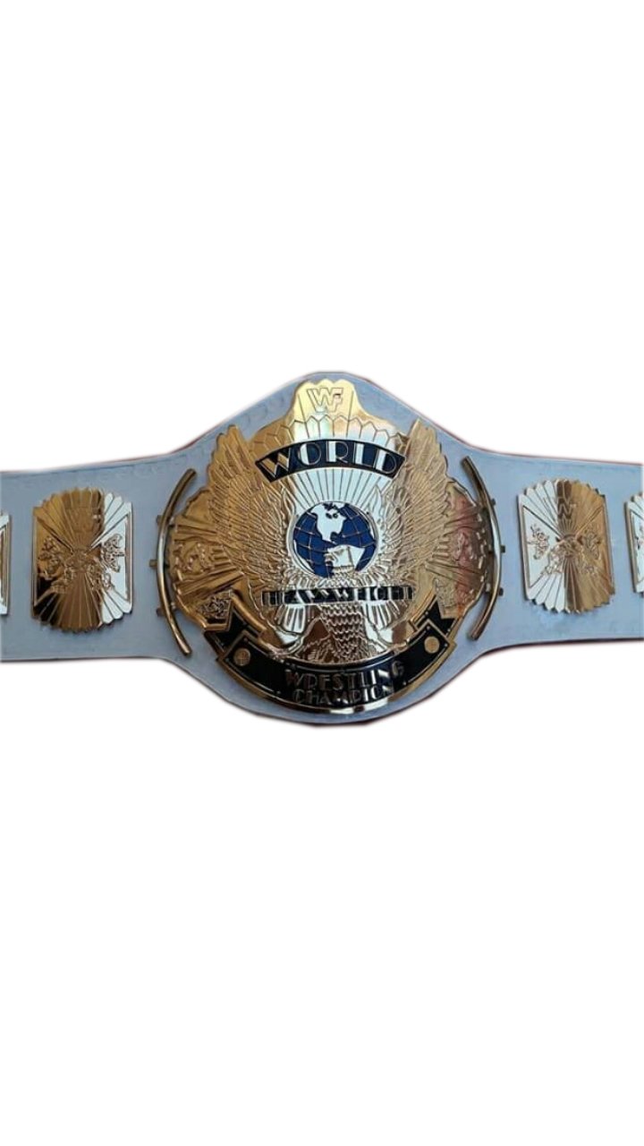 WWF WWE Gold Winged Eagle World Heavyweight Champion Wrestling Belt ...