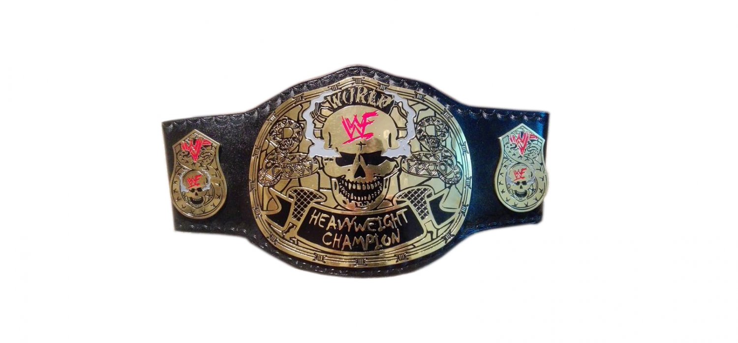 WWE WWF Stone Cold  Smoking Skull  World HeavyWeight Championship Wrestling Belt