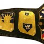 WWE WWF US United State Championship Wrestling Belt With Black Strap Adult Size
