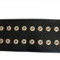 World Six 6 Man Tag Team Wrestling Championship Belt With Black Leather Strap Adult Size