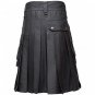 New Scottish Black Man Unisex Utility Kilt Hand Made Adult Size 58