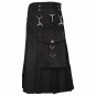 New Scottish Black Fashion Men Cargo Utility custom made 100% cotton