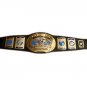 WWE WWF IC Oval Intercontinental Championship Wrestling Belt With Leather Strap Adult Size