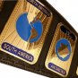 WWE WWF IC Oval Intercontinental Championship Wrestling Belt With Leather Strap Adult Size