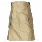 Scottish Heavy Duty khaki Men Utility Kilt 100 % cotton material