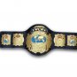 WCW World Tag Team Wrestling Belt With Black Strap Adult Size