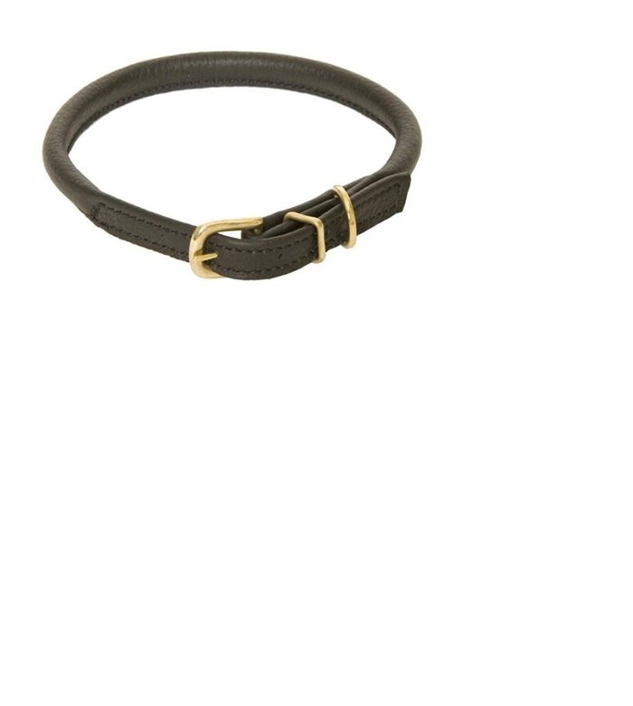 Logical Leather Heavy Duty D Ring Adjustable Medium And Large Puppy And Pet Dog Collars