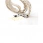 White Logical Leather Heavy Duty Braided for  Training ,Walking of Medium Large Puppy and Dog Lease