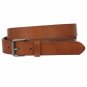 Brown Oil Tanned Leather Casual Dress Belt Width 1 1/8"