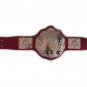 NWA Heavy Weight Championship Wrestling Belt With Red Leather Strap 4mm Plates