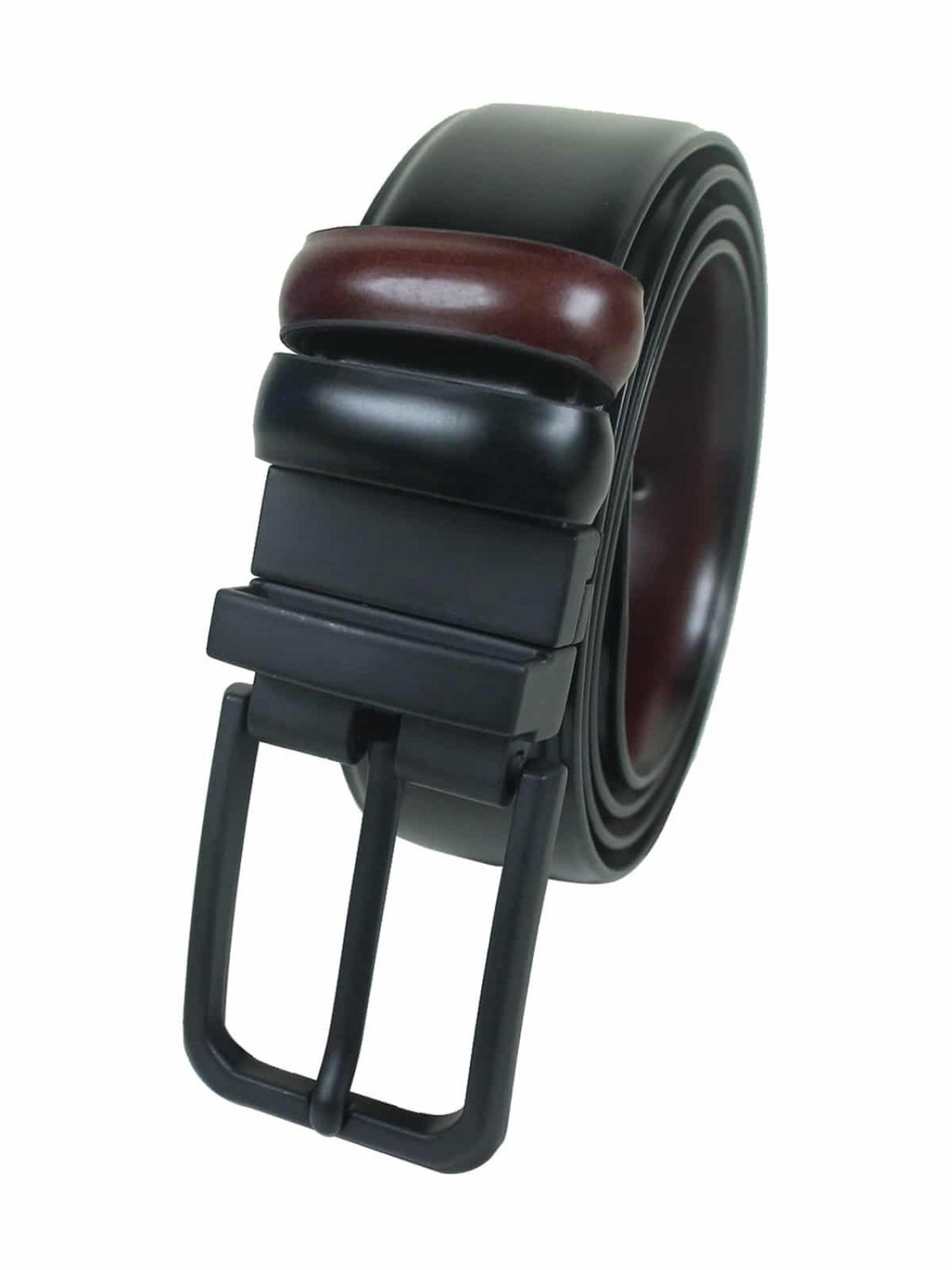 New Classic Dark Black Men's Leather Belt Casual Pin Buckle Waist Belt Waistband Belts Strap