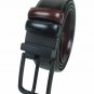 New Classic Dark Black Men's Leather Belt Casual Pin Buckle Waist Belt Waistband Belts Strap