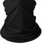 Black Reusable UV Production Unisex Balaclava Magic Cooling Face Scarf  Neck Gaiter Bandanas