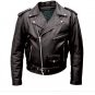 Men Real Cowhide Black Racer Jacket, Bikers Motorcycle Leather Jacket Quilted Panels BLUF Jacket