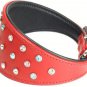 Genuine Leather Padded Heavy Duty D Ring Adjustable Medium And Large Puppy And Pet Dog Collars