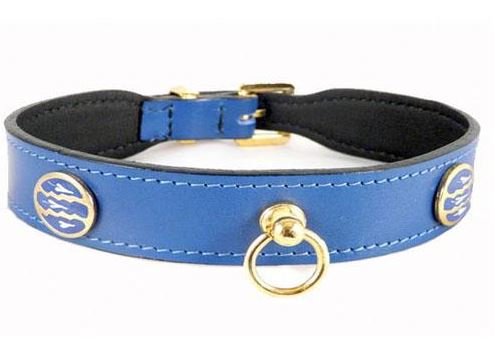 Genuine Leather Heavy Duty D Ring Adjustable Medium And Large Puppy And Pet Dog Collars