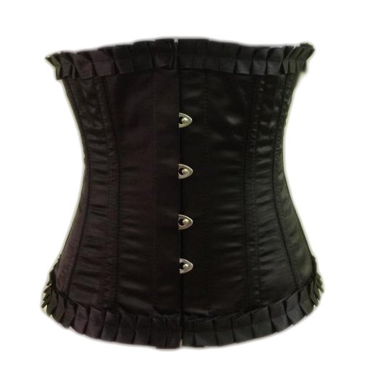 Women's Waist Training Cincher Underbust Heavy Duty Steel Boned Body Shaper Bustier for Women