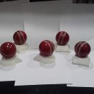 Red cricket balls handstitched balls for ODI and T20 pack of 6 Match Chrome  leather cricket balls