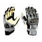 XXL Black And Grey Motorbike Racing, Riding MOTO Armor Leather Gloves With EVA Foam  Protection