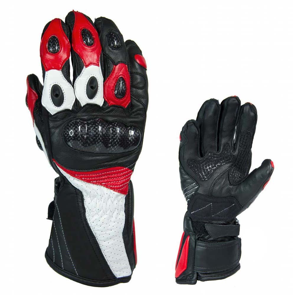 S Men Motorcycle Gloves Leather Warm Winter Full Finger Knuckle protection motorbike Glove