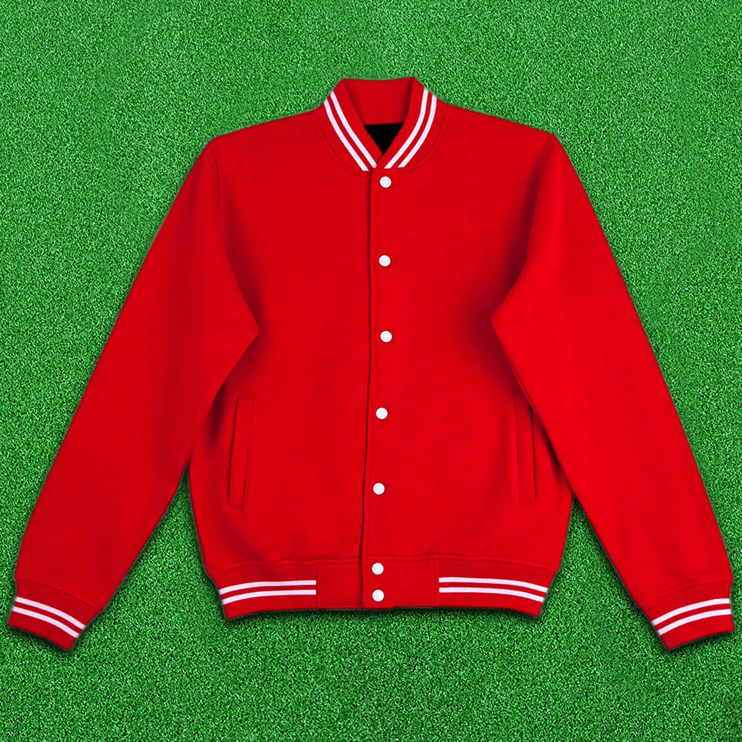 4XL size RED Wool  Letterman/Baseball/Club/High School/Custom Made Varsity Jacket