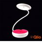 Qlio LED Rechargeable And Dimmable Table Lamp with Touch Sensor Control. [Color: Orange]