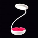 Qlio LED Rechargeable And Dimmable Table Lamp with Touch Sensor Control. [Color: Red]