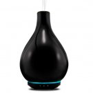 Cara - Stylish Black Porcelain Aromatherapy Diffuser - Silent
