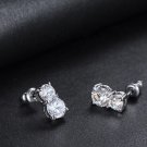 Zircon gourd heart earrings fashion temperament female ear jewelry