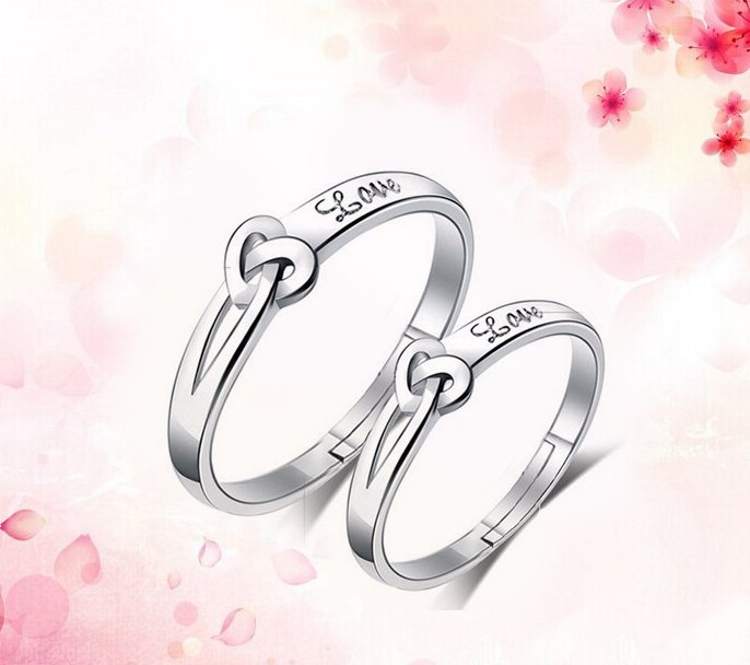 Explosive couple ring silver-plated temperament women's ring men's ring