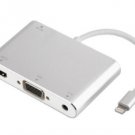 Apple mobile phone to hdmi vga av adapter to connect TV projector