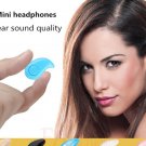 Mini Wireless Bluetooth Earphone ear Sports with Mic Earbuds Handsfree Headset E