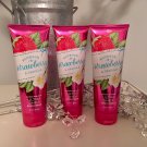 Bath And Body Works Bourbon Strawberry & Vanilla Ultra Shea Cream New Set of 3
