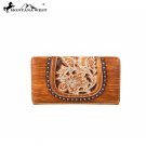 MW676-W010 Montana West Embroidered Collection Secretary Style Wallet