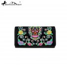 MW741-W018 Montana West Sugar Skull Collection Wallet