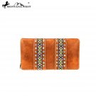 MW755-W010 Montana West Aztec Collection Secretary Style Wallet