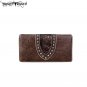 TR65-W010 Trinity Ranch Tooled Collection Secretary Style Wallet